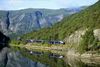 La Norvège en train, en bus e