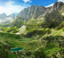 villes et montagnes de mediterranee