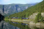 la norvège en train, en bus et en bateau