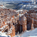 les canyons en hiver