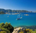 rando-bateau en mer turquoise