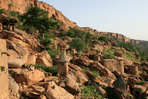 falaise dogon et fleuve niger