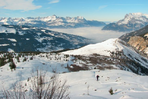 raquette et forme au pays du mont-blanc