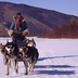 traîneau en terre mongole noël et jour de l'an