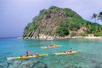 kayak et rando sur l'île papillon