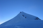 du rose au blanc, mont rose et mont blanc