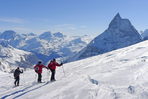 chamonix-zermatt à ski, la ''haute route classique''