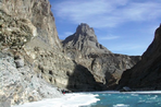 chadar, sur le fleuve gelé
