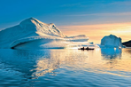 kayak dans les glaces du groenland sud