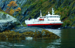 la côte norvégienne à bord de l'express côtier