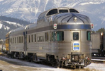 l'ouest canadien en train