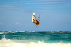 tulum vu du ciel:  kitesurf au mexique