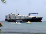 en cargo: cap sur pointe à pitre