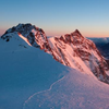 les cimes du mont rose