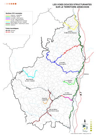 Etat actuel et perspectives du réseau des voies douces en Ardèche