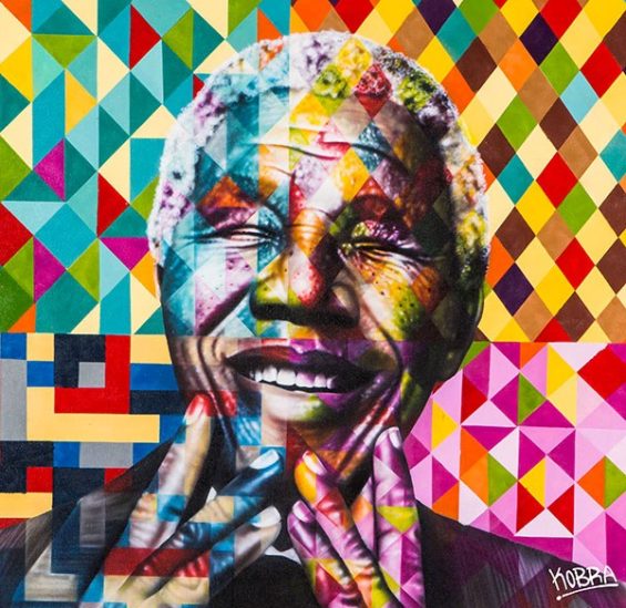 Graffiti Mandela - Kobra