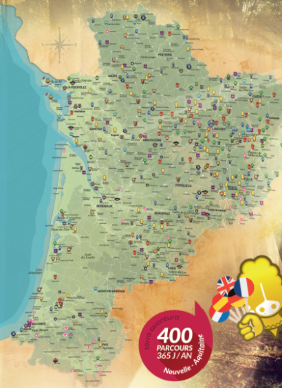 Pathtag Michigan Saisons - Étiquette De Voyage Pour Géocaching