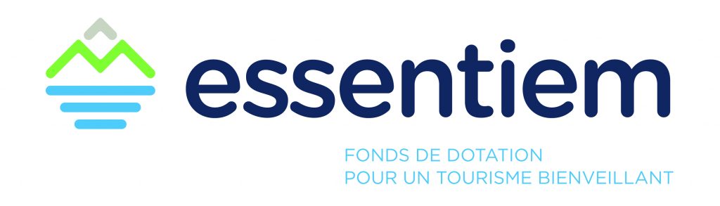 logo du fonds essentiem, fonds de dotation pour un tourisme bienveillant