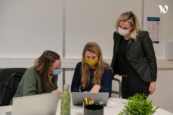 ESCAET étudiants travaillant pendant la période COVID