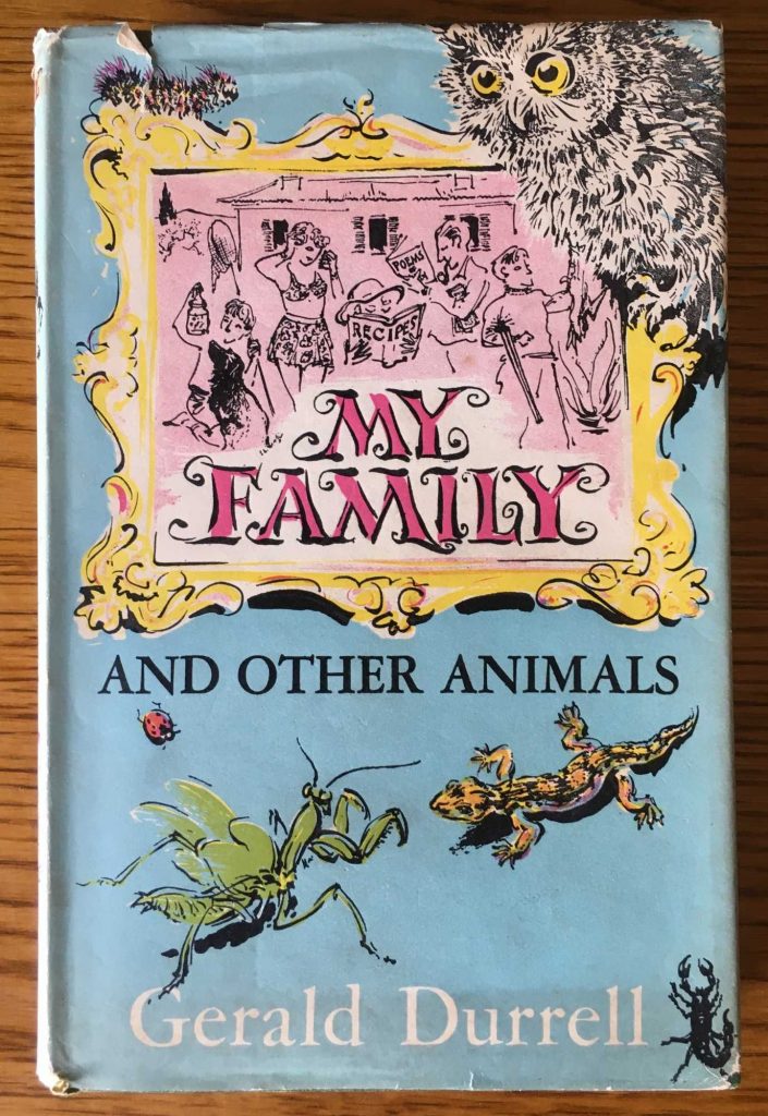 Premiere édition de Ma Famille et autres animaux sortie en Angleterre en 1956